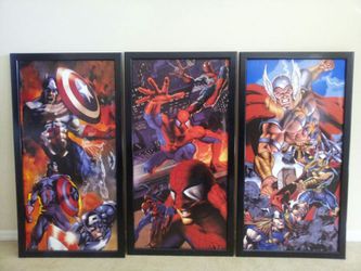 Captain America Spider-Man & Thor
