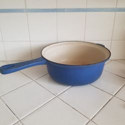 Le Creuset Cast Iron Blue Enamel #22 Sauce Pot