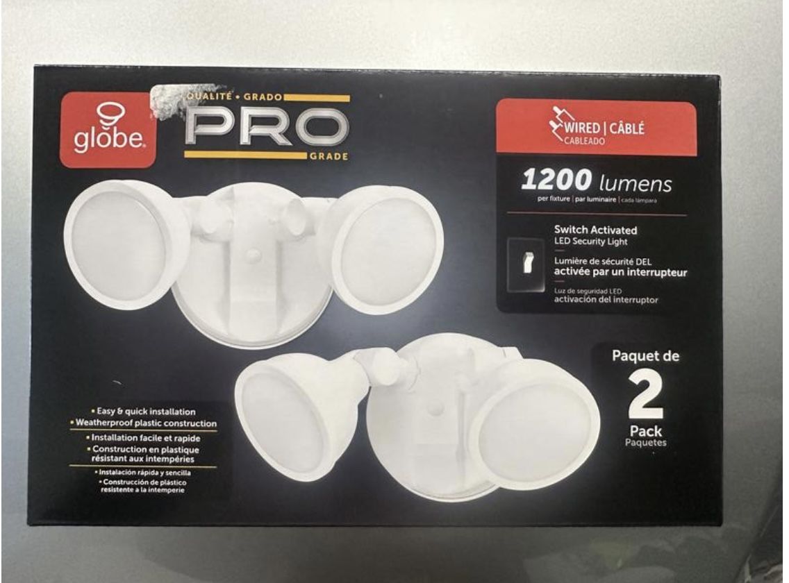 LED Flood Light, 2-pack