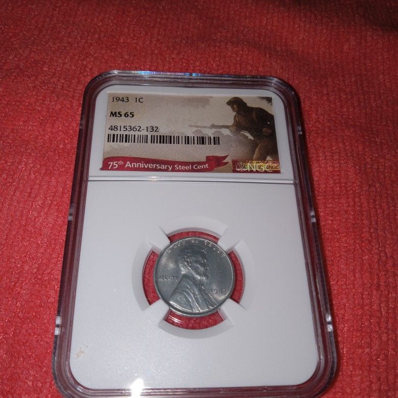 1943 1 CENT MS65