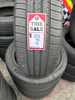 225-45-18 Michelin Pilot Full Used Tire Set $240 Free Mounting And Balancing 