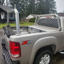 Headache Rack, Toolbox, And Ladder Rack