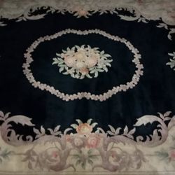 Vintage Chinese Aubusson Rug (8' x 10')