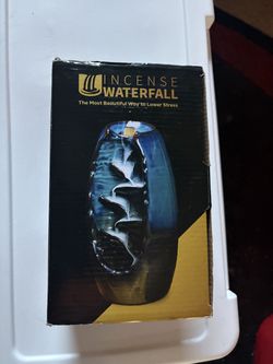 Incense waterfall burner