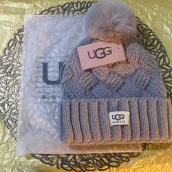 Gray Winter Beanie Ugg One Size