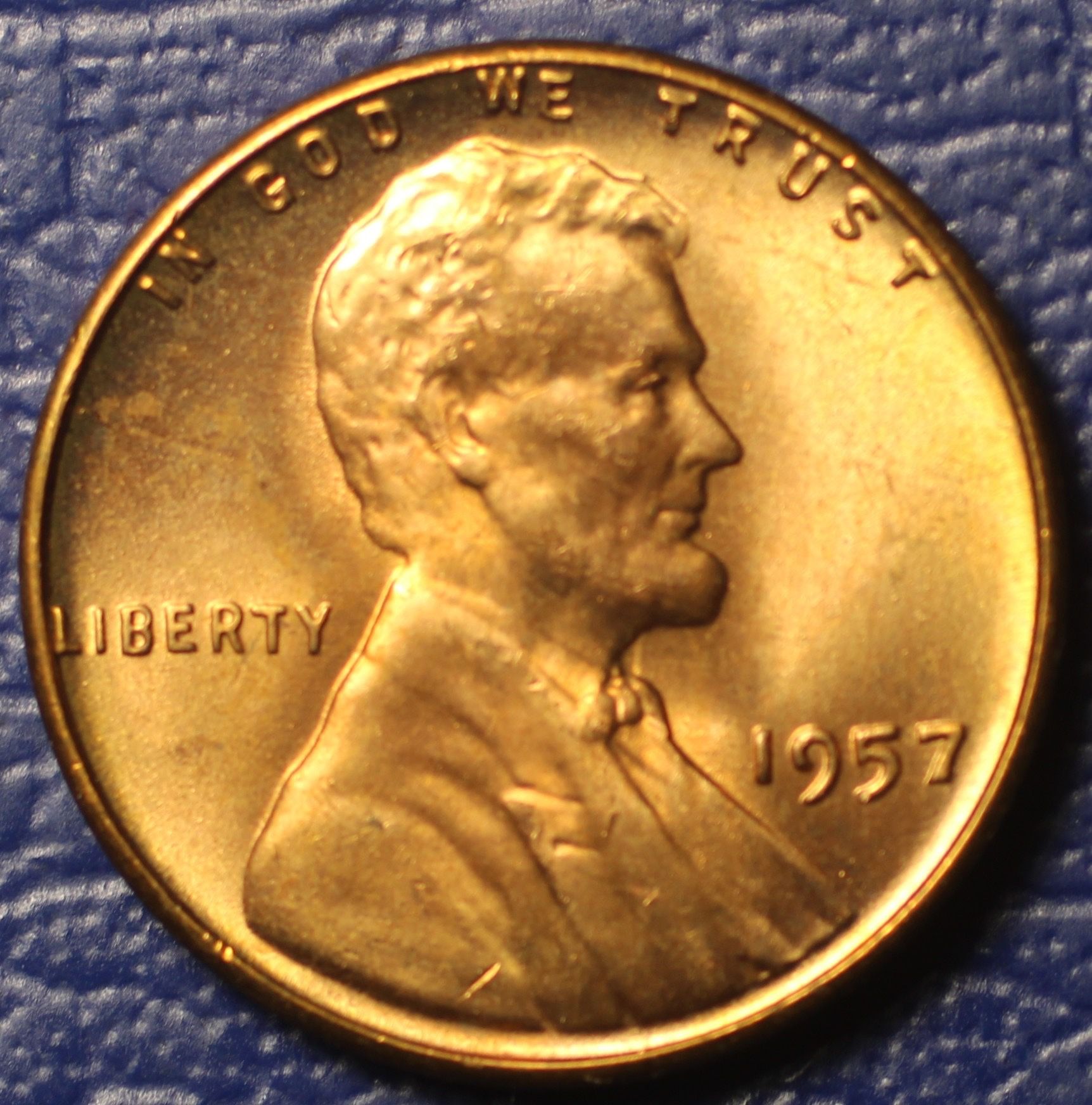 1957 Wheat Penny Unc