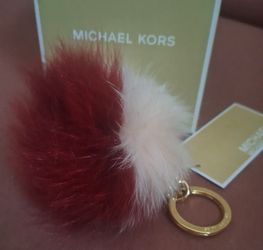 MICHAEL KORS   FAUX Fur Pom-Pom Bag charm