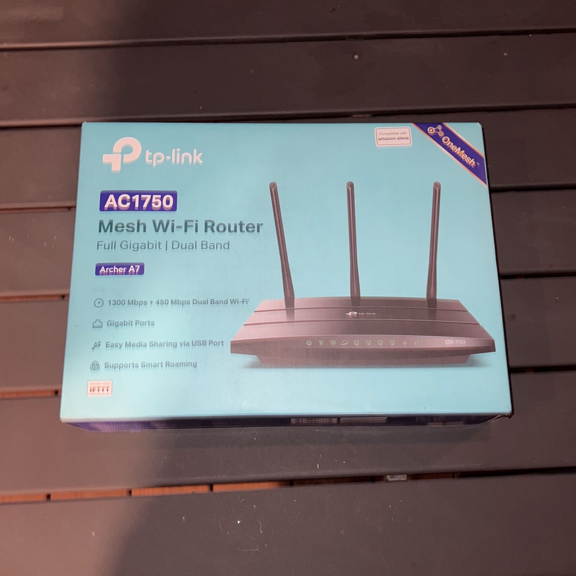 TP-LINK AC1750 Mesh Wi-Fi Router Full Gigabit Dual Band Archer A7