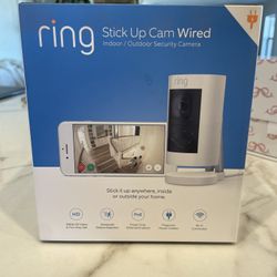 Brand New Ring Stick Up Cam Wired – Never Used ($40)