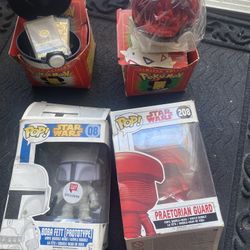 Pokémon Metwo,Togepi, Star Wars Boba Fett Praetorian Guard