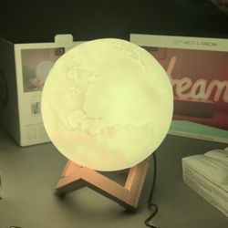 Moon Lamp/3d Full mood mood Light LED Bedside