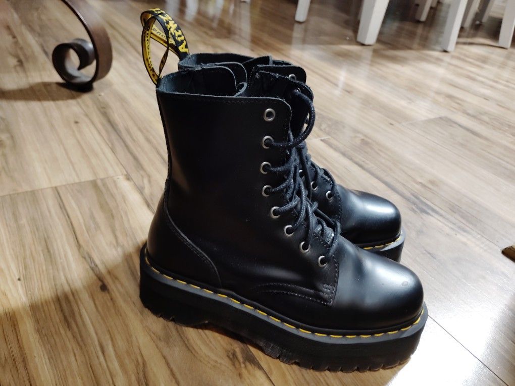 Dr Martens Black Platform Boots