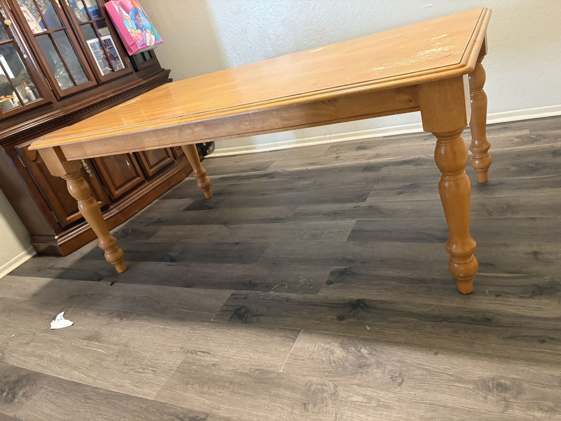 Wooden table