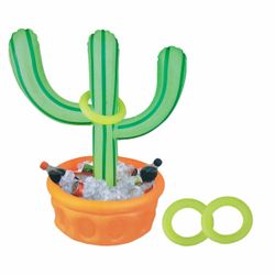 Inflatable Cactus Cooler & Ring Toss Game