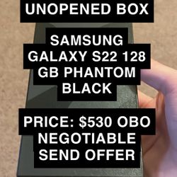 Samsung Galaxy S22 128GB (Unlocked) Phantom Black SM-S901UZKAXAA