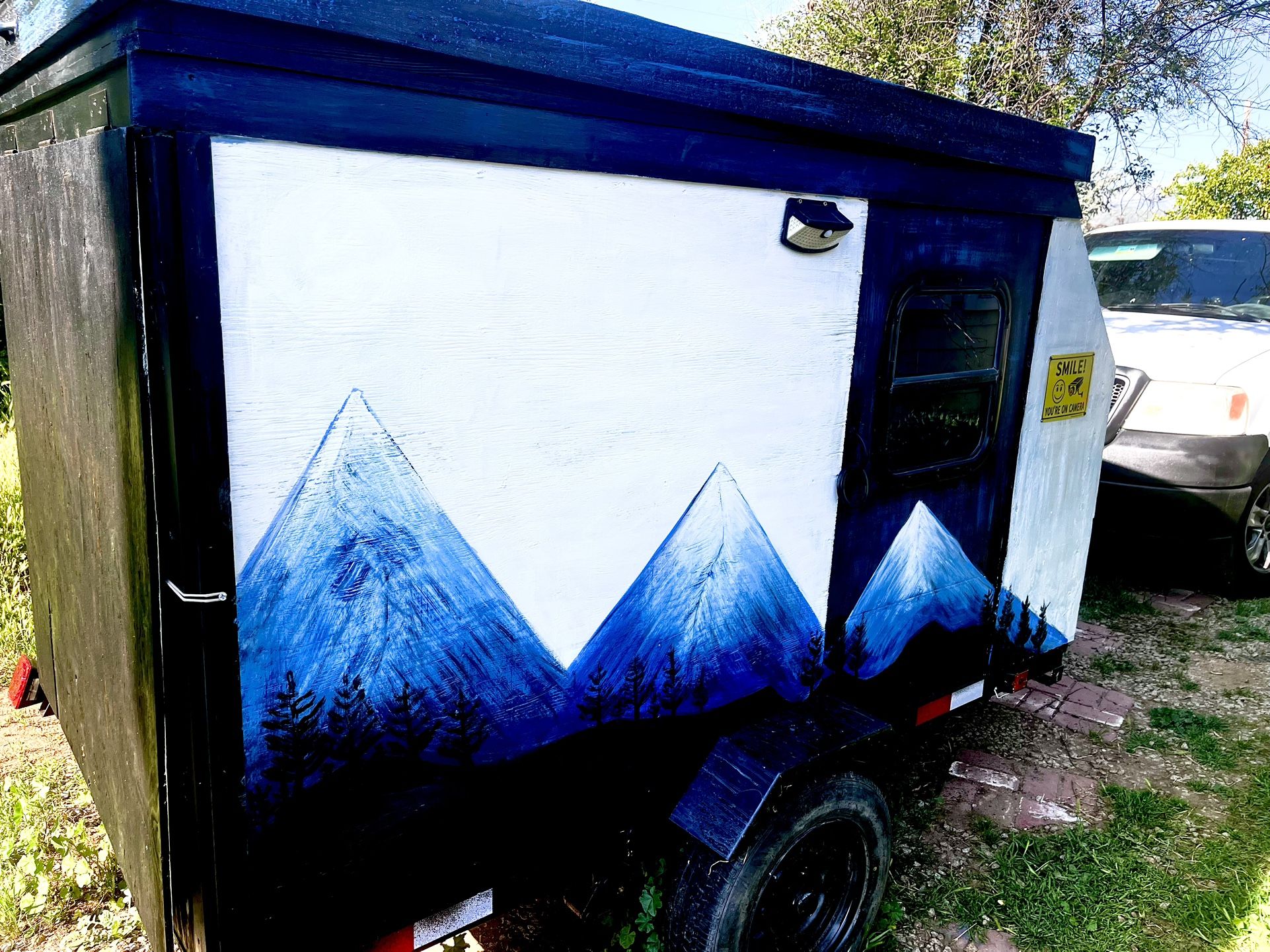 Custom square Drop Camper Trailer
