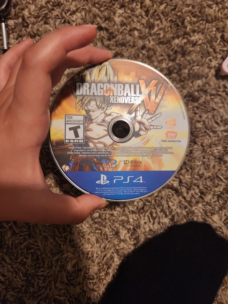 Dragonball Z Xenoverse PS4 Game Disk