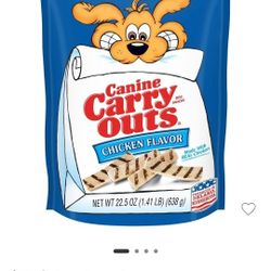 Dog Treats, Canine CARRY OUT.. CHICKEN flavor.