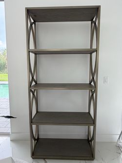 Metal étagère bookcase - by Global views - 85”x38”