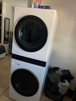 LG ThinQ Stacked Washer Dryer Unit