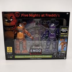 Five Nights at Freddy’s Endo-01 Classic & Shadow Freddy Jazwares Vault IN HAND