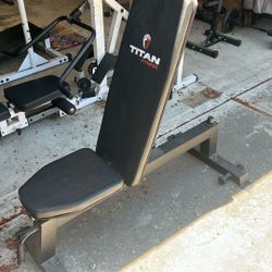 functional bench and stands