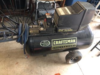 Craftsman air compressor 6 hp 33 gallon