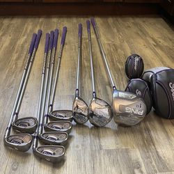 Ping Serene Women’s Purple Golf Set (RH) Graphite shaft
