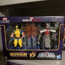 Marvel Legends Wolverine And Silver Samurai Gamerverse 2pk