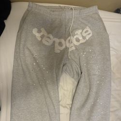 Sp5der OG Grey Sweatpants