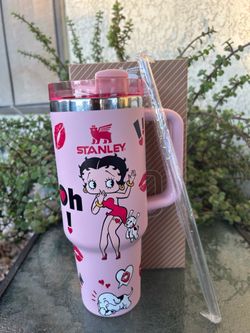 Betty Boop Pink 40 oz Tumbler NEW