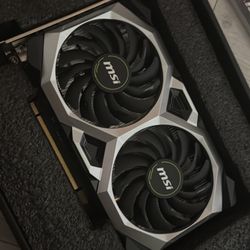 Nvidia Geforce GTX 1660 6 GB Ventus XS OC Edition Graphics card (GPU).