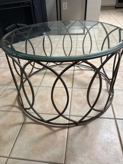 Metal coffee table