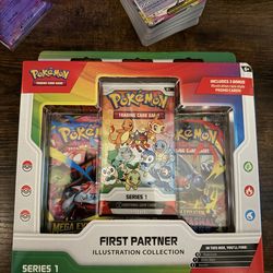 🔥 Pokémon First Partner Illustration Collection – Series 1 🔥