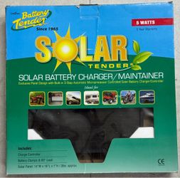 Battery Tender Solar Battery Charger Maintainer 5W
