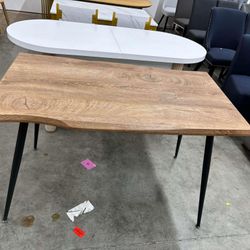 Modern Dining Table Stylish Rectangular Kitchen Table(damage)