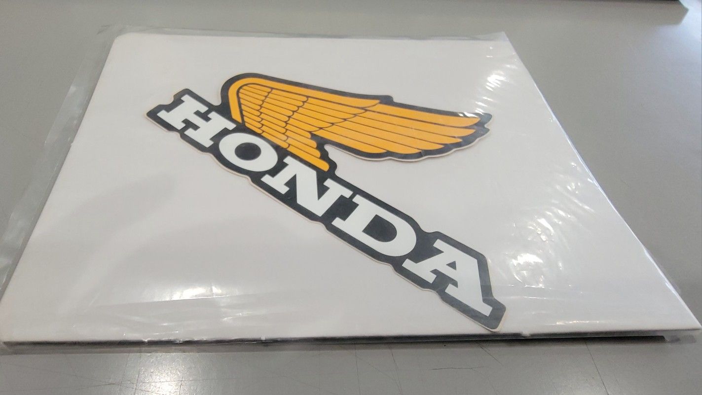 1975 to 1984 Honda OEM-Fuel Tank Decal Mark/Orange ( 1 Logo)
