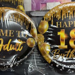 Happy 18th Birthday Party Supplies For 20