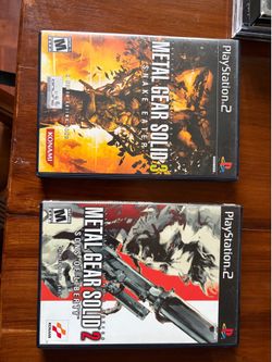 Metal Gear games on ps2