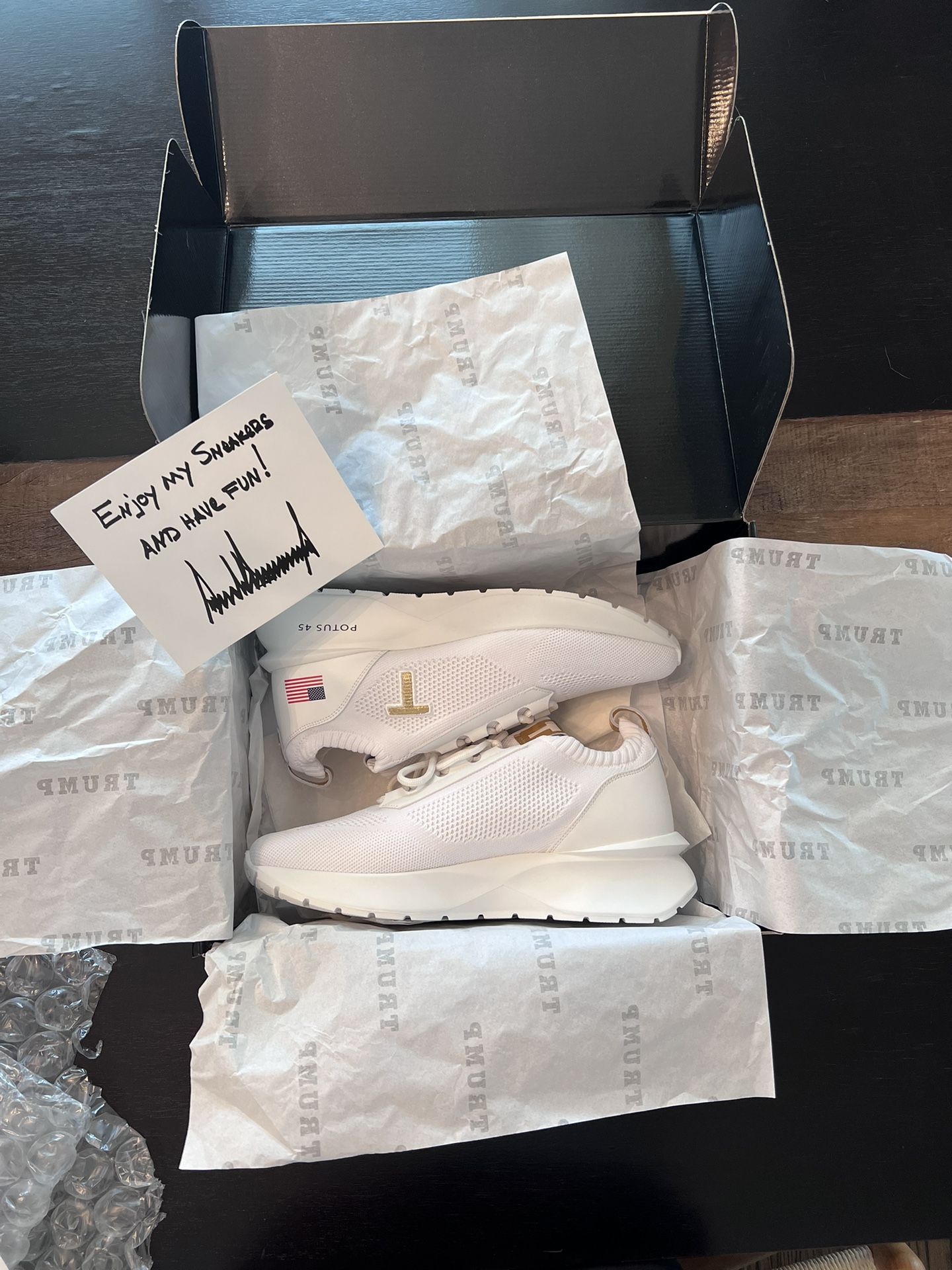 “POTUS 45” - Trump Shoes (M10/W11.5)