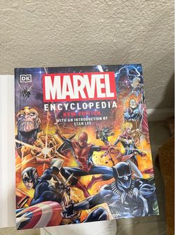 Marvel Encyclopedia New Edition Hardcover DK Stan Lee 2022 Illustra