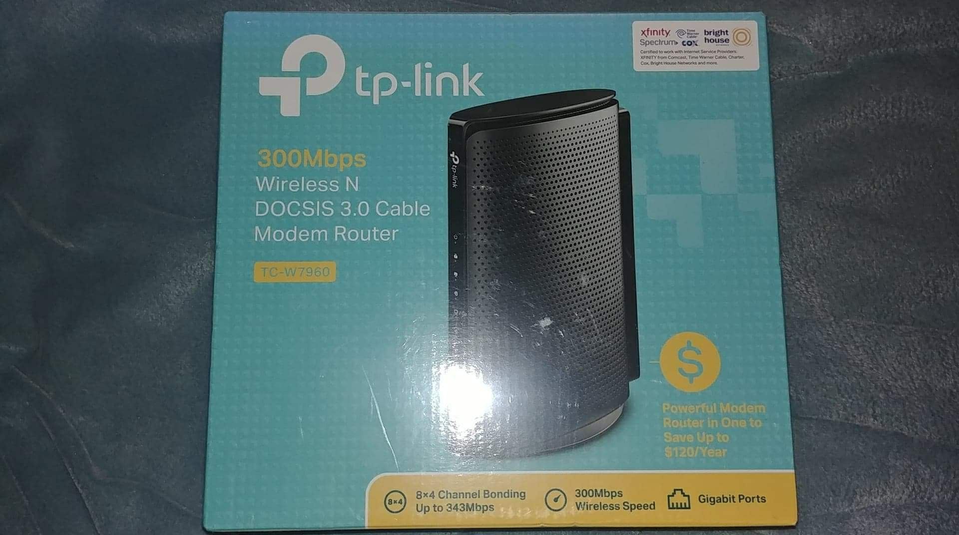 Unopened Tp link internet modem router