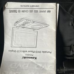 Kawasaki Portable DVD Player with LCD Display