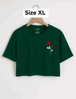 New women's crop top size XL