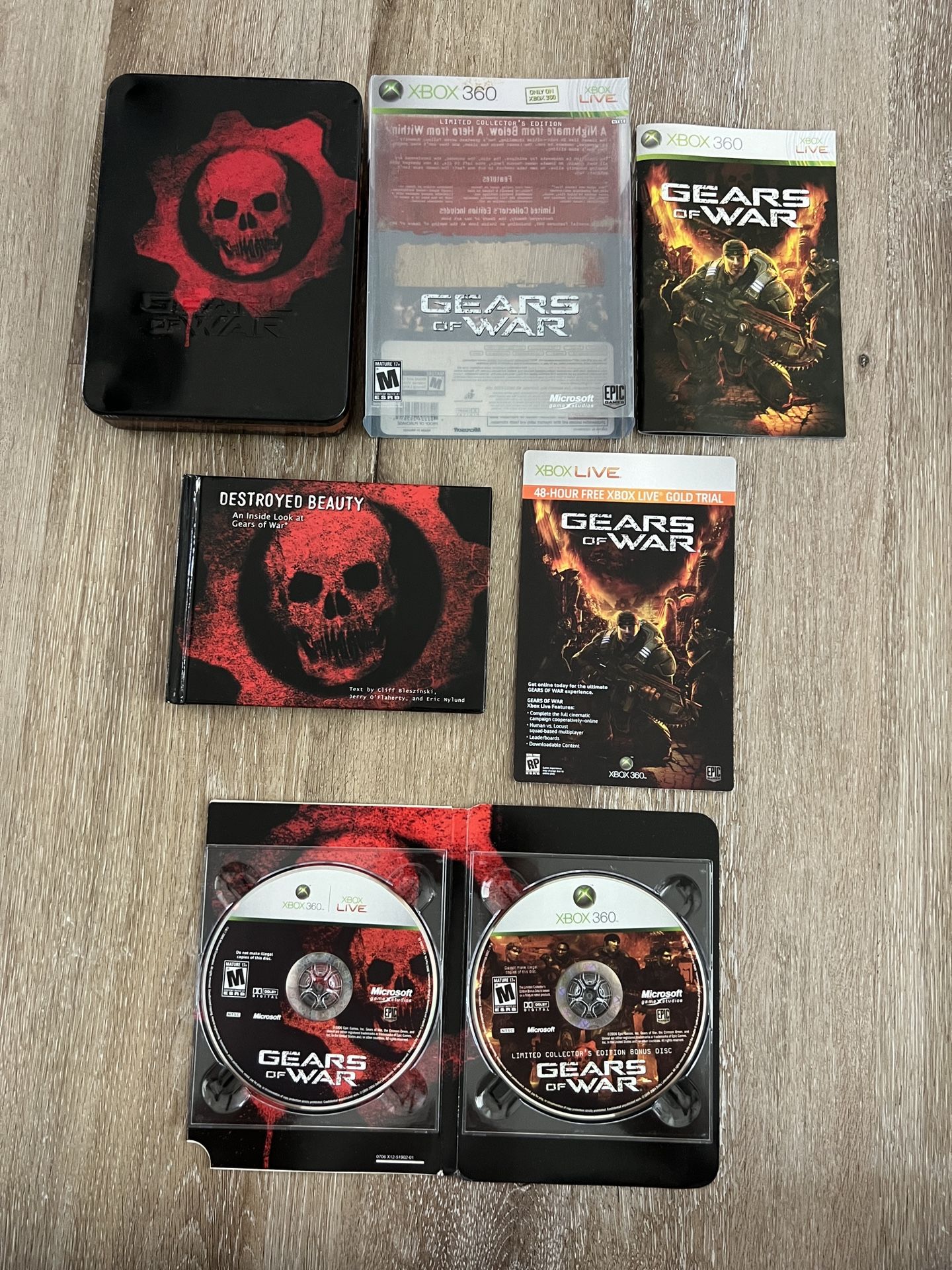 Gears of War Limited Collector's Edition, Complete (Microsoft Xbox 360, 2006)