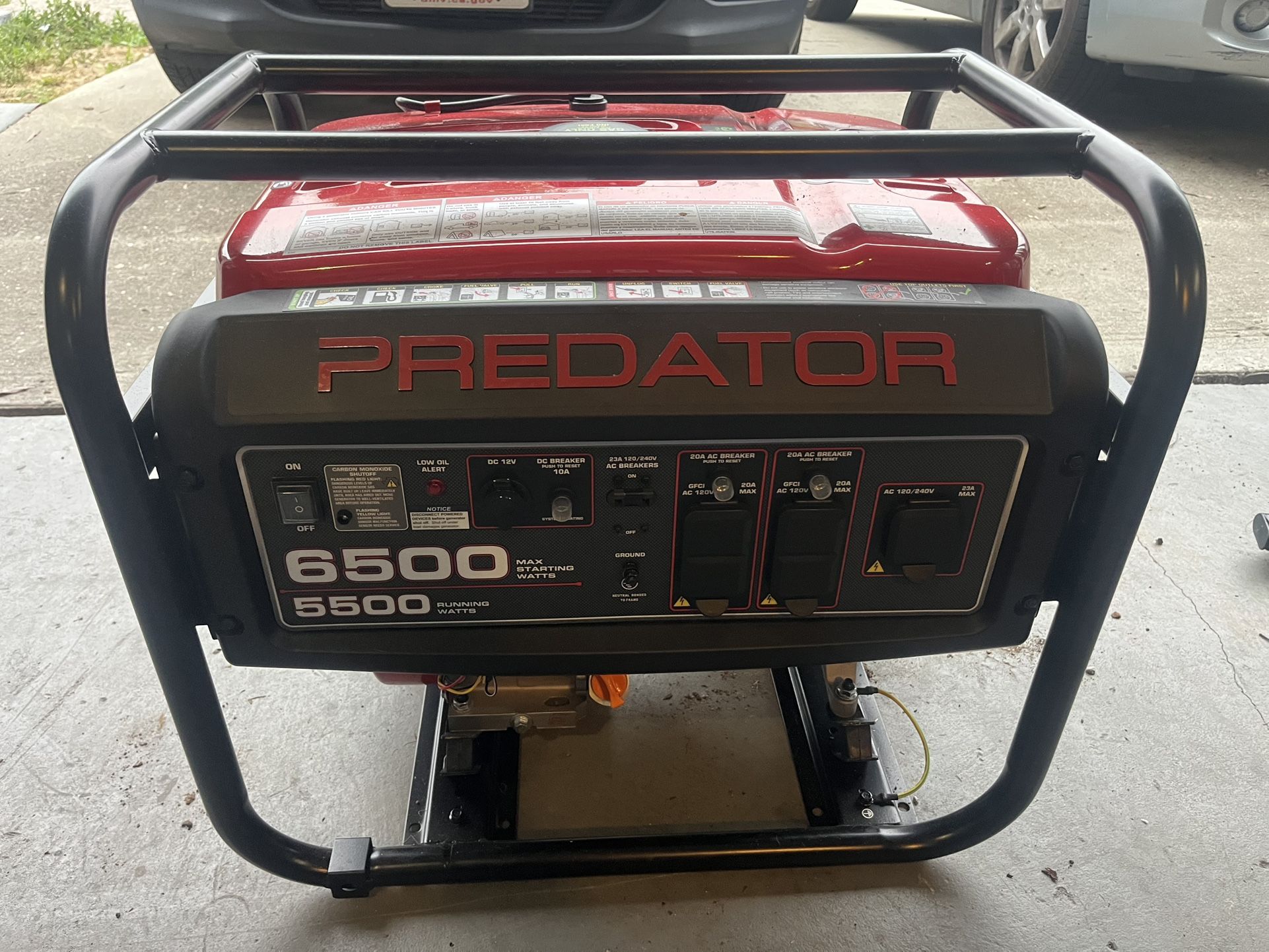 6500 Predator Generator