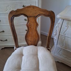 French provincial reproduction chair
