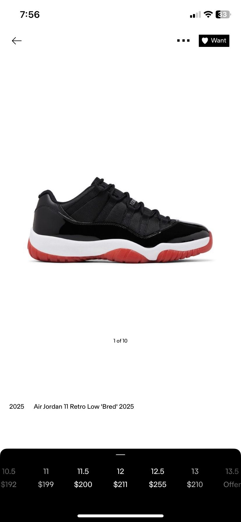 Air Jordan Retro 11 Low “Bred”
