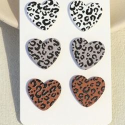 Cheetah Print Earrings 