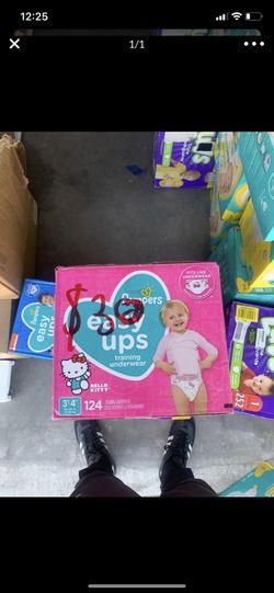 pampers easy ups training underwear 3t-4t HELLO KITTY